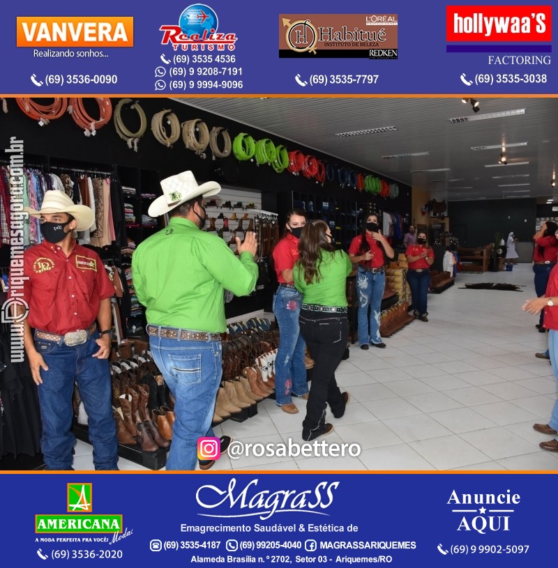 Reinauguração LD STORE “A LOJA DO SERTANEJO ARROJADO” Alameda Piquiá - 1715 – Setor 01 ao lado da Donna Donna