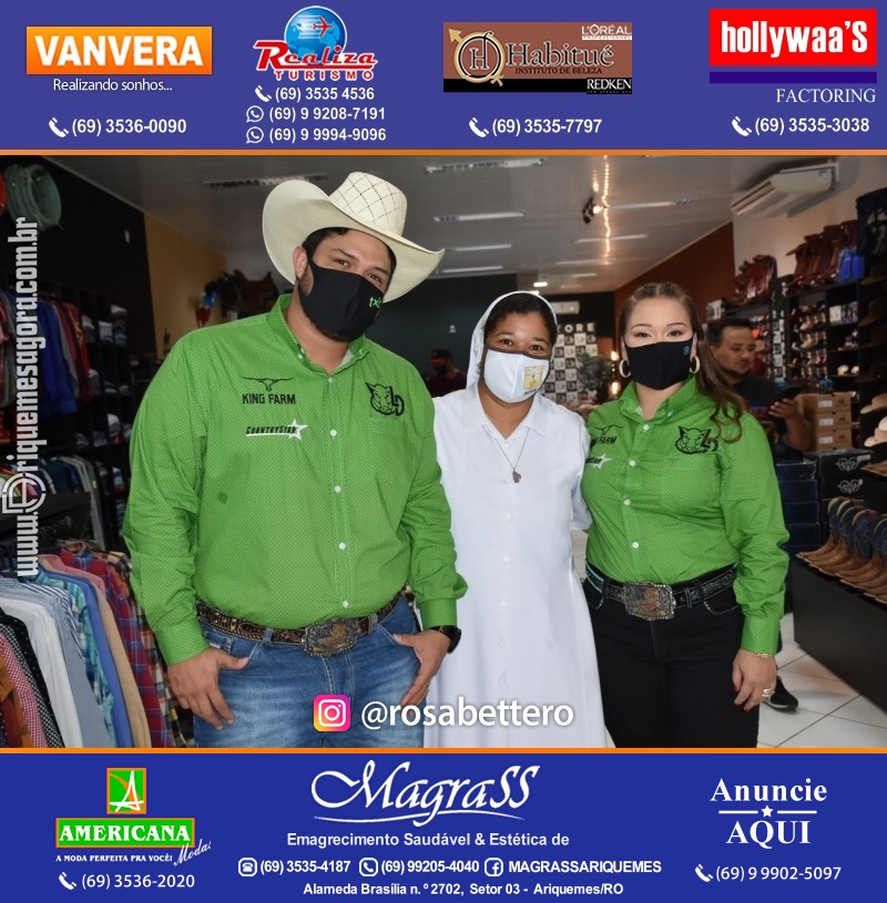 Reinauguração LD STORE “A LOJA DO SERTANEJO ARROJADO” Alameda Piquiá - 1715 – Setor 01 ao lado da Donna Donna