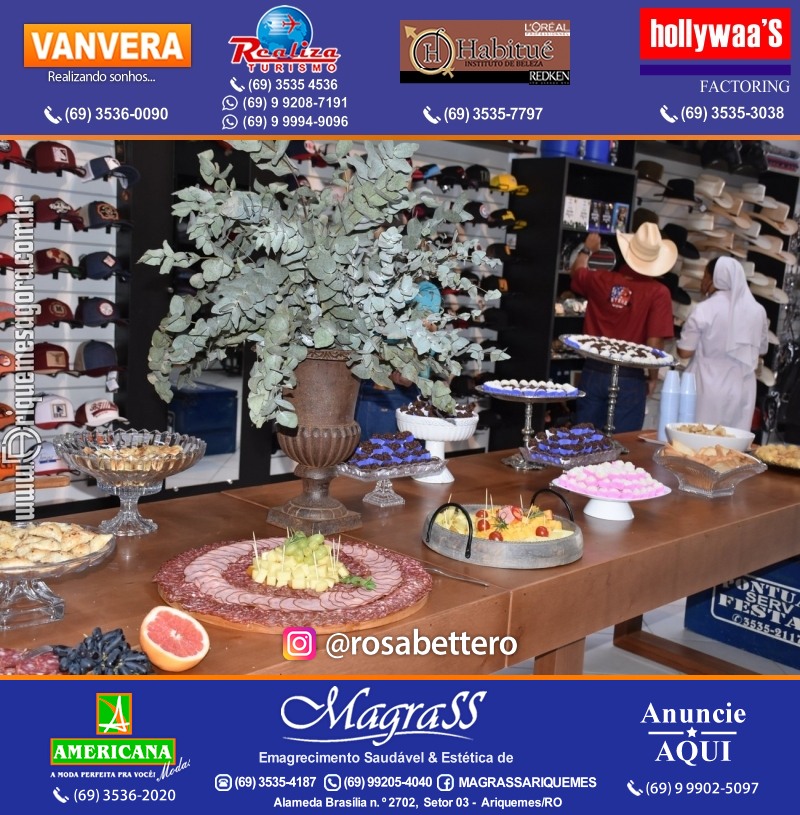 Reinauguração LD STORE “A LOJA DO SERTANEJO ARROJADO” Alameda Piquiá - 1715 – Setor 01 ao lado da Donna Donna
