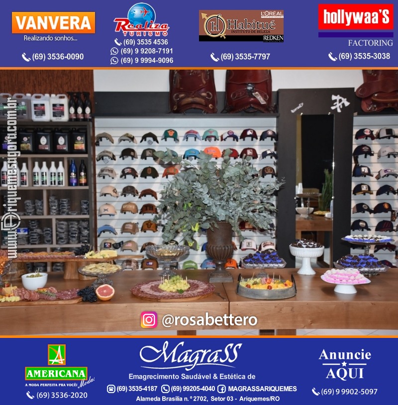 Reinauguração LD STORE “A LOJA DO SERTANEJO ARROJADO” Alameda Piquiá - 1715 – Setor 01 ao lado da Donna Donna
