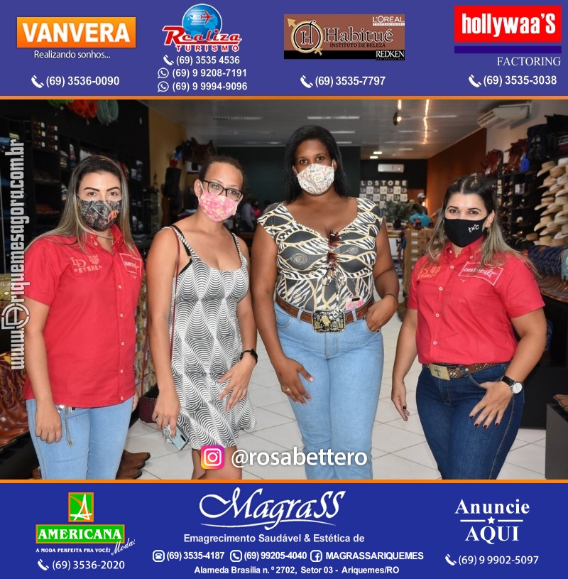 Reinauguração LD STORE “A LOJA DO SERTANEJO ARROJADO” Alameda Piquiá - 1715 – Setor 01 ao lado da Donna Donna