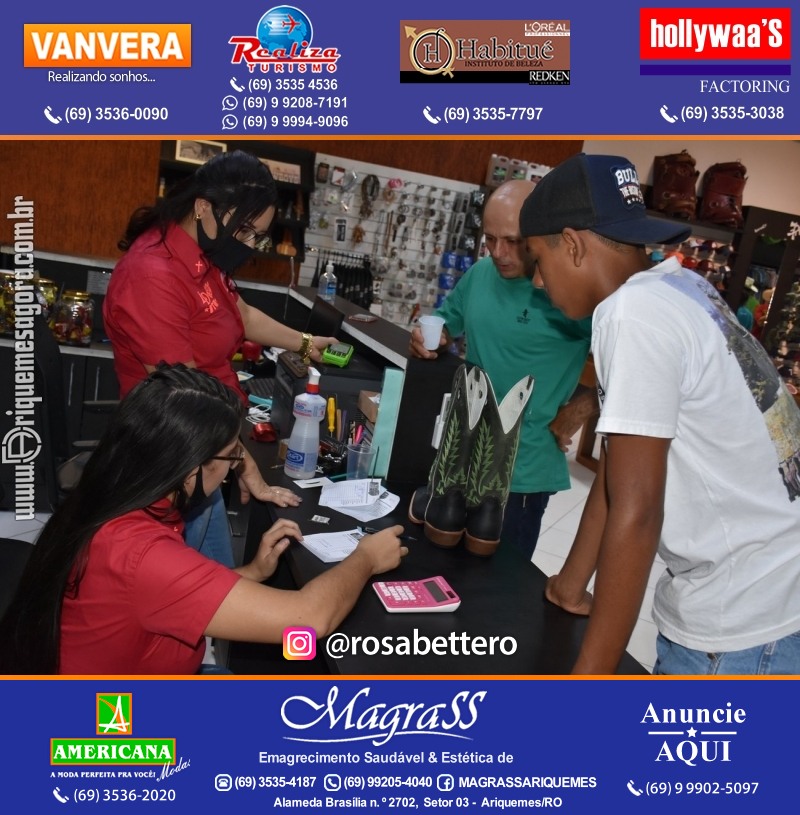 Reinauguração LD STORE “A LOJA DO SERTANEJO ARROJADO” Alameda Piquiá - 1715 – Setor 01 ao lado da Donna Donna