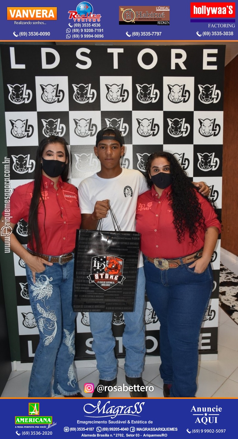 Reinauguração LD STORE “A LOJA DO SERTANEJO ARROJADO” Alameda Piquiá - 1715 – Setor 01 ao lado da Donna Donna