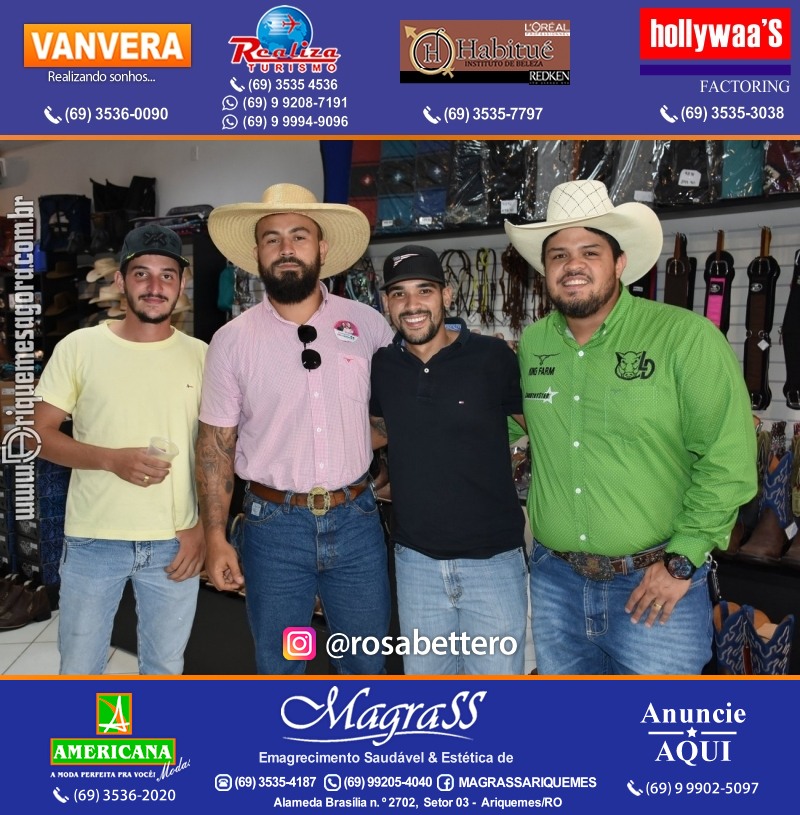 Reinauguração LD STORE “A LOJA DO SERTANEJO ARROJADO” Alameda Piquiá - 1715 – Setor 01 ao lado da Donna Donna