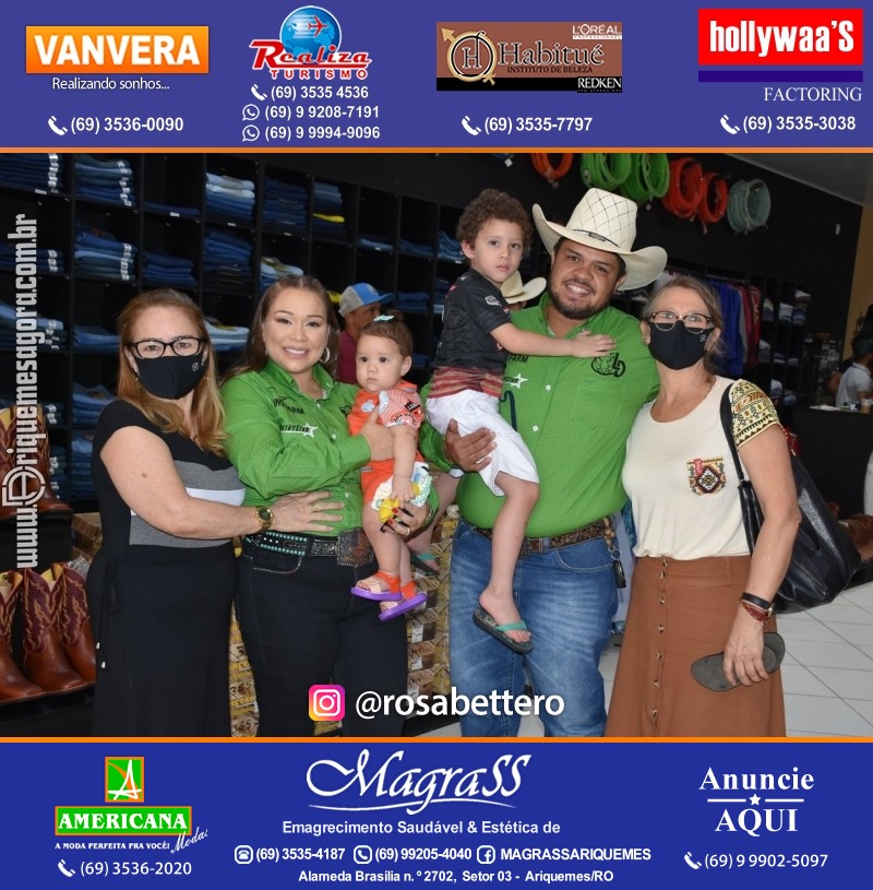 Reinauguração LD STORE “A LOJA DO SERTANEJO ARROJADO” Alameda Piquiá - 1715 – Setor 01 ao lado da Donna Donna