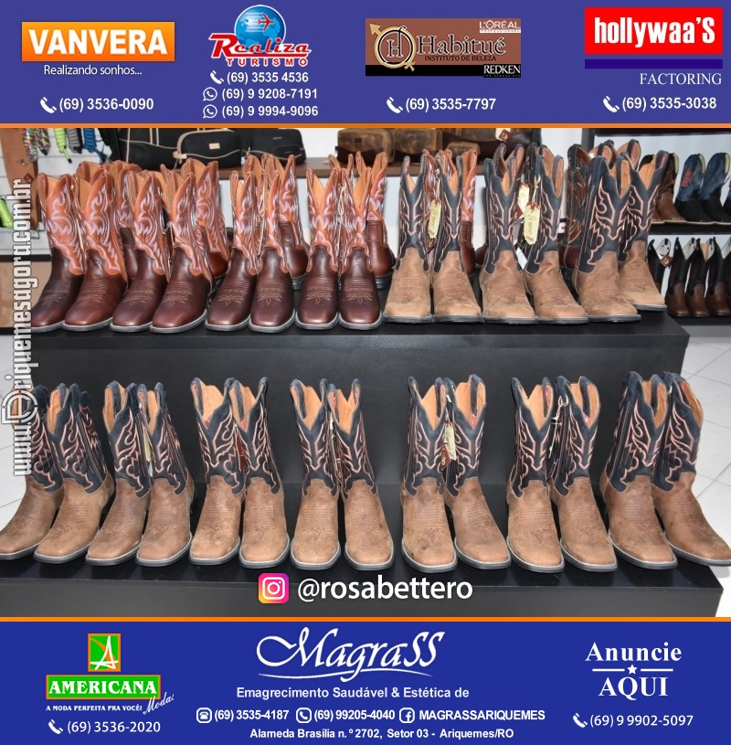 Reinauguração LD STORE “A LOJA DO SERTANEJO ARROJADO” Alameda Piquiá - 1715 – Setor 01 ao lado da Donna Donna