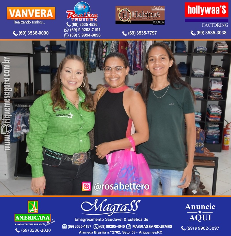 Reinauguração LD STORE “A LOJA DO SERTANEJO ARROJADO” Alameda Piquiá - 1715 – Setor 01 ao lado da Donna Donna