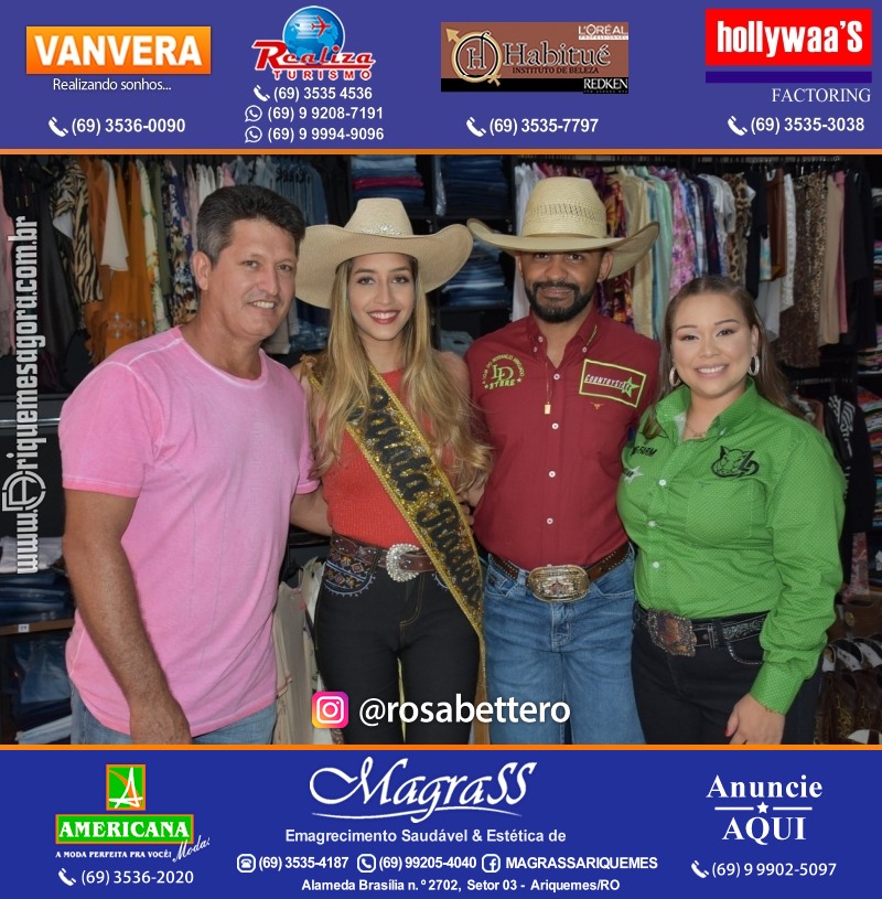 Reinauguração LD STORE “A LOJA DO SERTANEJO ARROJADO” Alameda Piquiá - 1715 – Setor 01 ao lado da Donna Donna