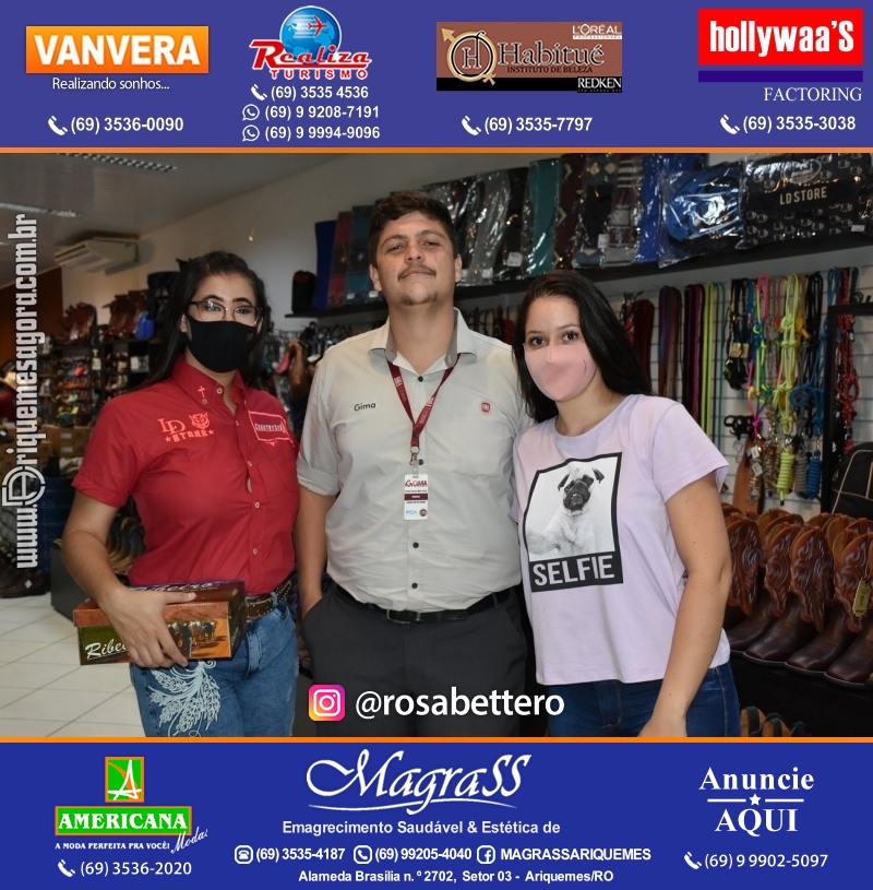Reinauguração LD STORE “A LOJA DO SERTANEJO ARROJADO” Alameda Piquiá - 1715 – Setor 01 ao lado da Donna Donna