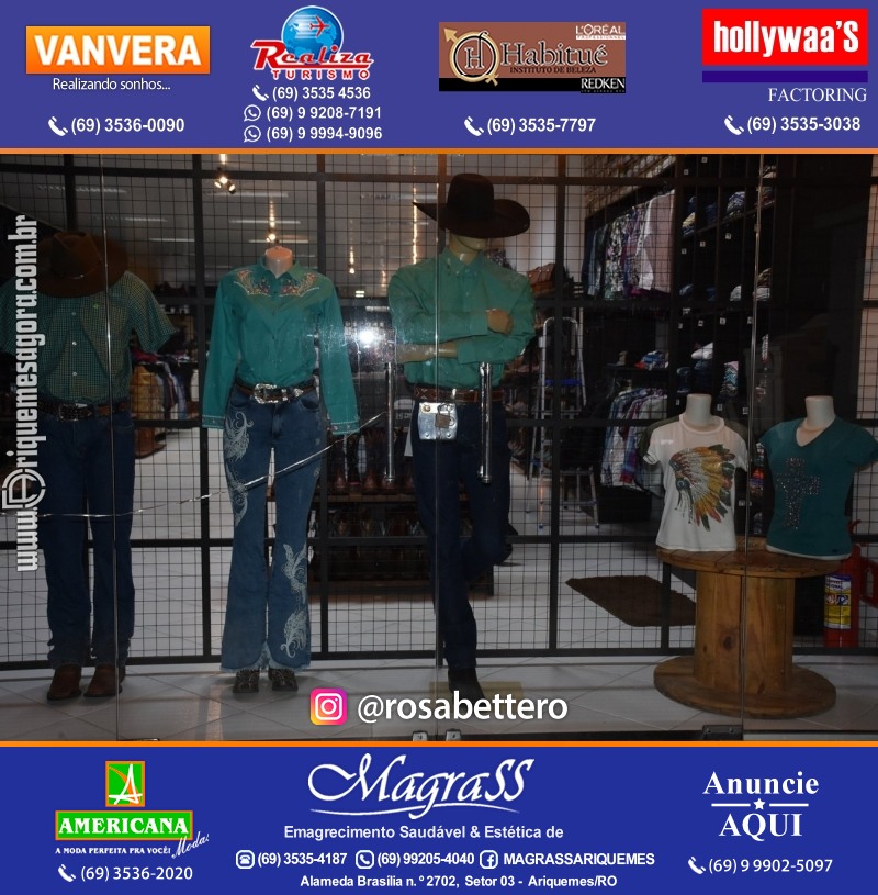 Reinauguração LD STORE “A LOJA DO SERTANEJO ARROJADO” Alameda Piquiá - 1715 – Setor 01 ao lado da Donna Donna