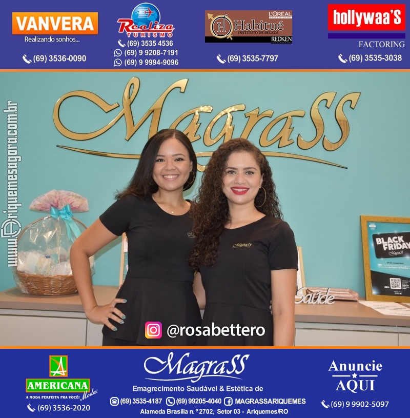MAGRASS ARIQUEMES com BLACK FRIDAY "Emagrecimento saudável e Estética de Resultados” porque o programa Magrass funciona