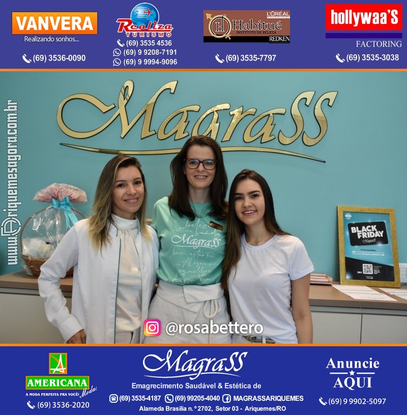 MAGRASS ARIQUEMES com BLACK FRIDAY "Emagrecimento saudável e Estética de Resultados” porque o programa Magrass funciona