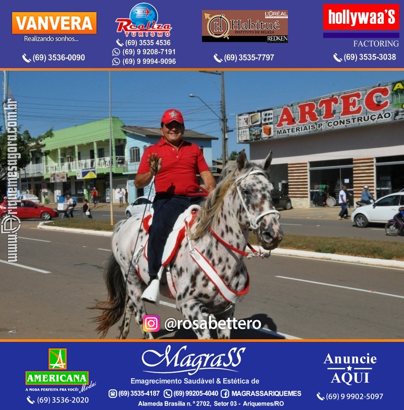 VAMOS LEMBRAR – EXPOARI 2013 - Cavalgada & Galera & Abertura & Equipe 7 Boi - DIA