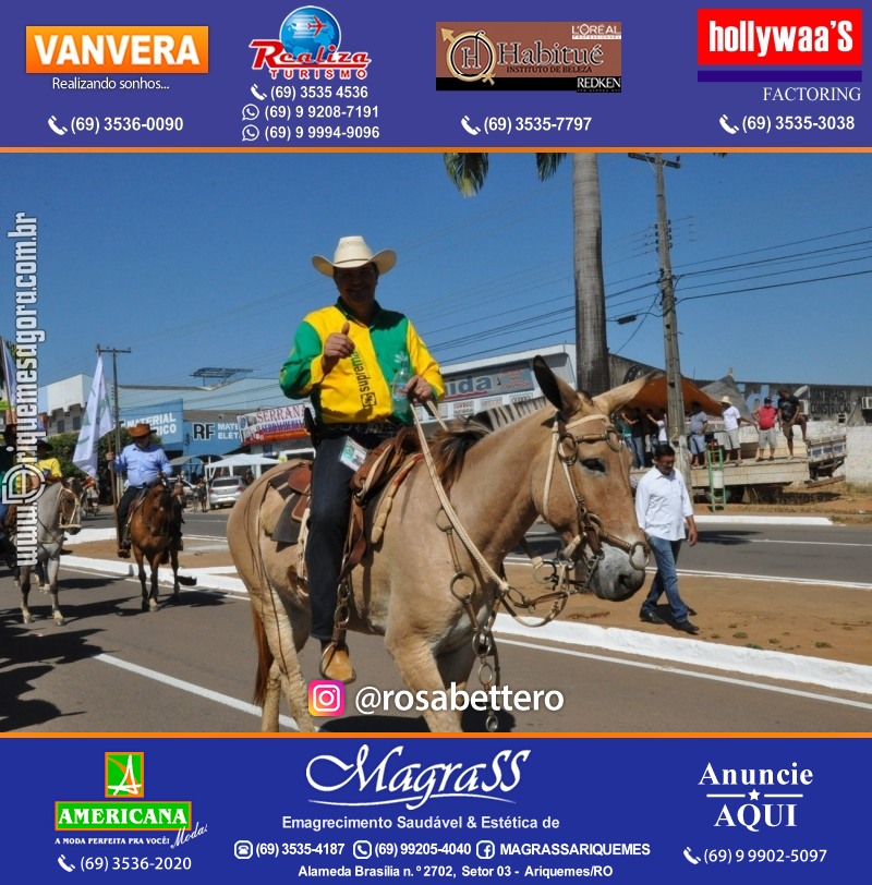 VAMOS LEMBRAR – EXPOARI 2013 - Cavalgada & Galera & Abertura & Equipe 7 Boi - DIA