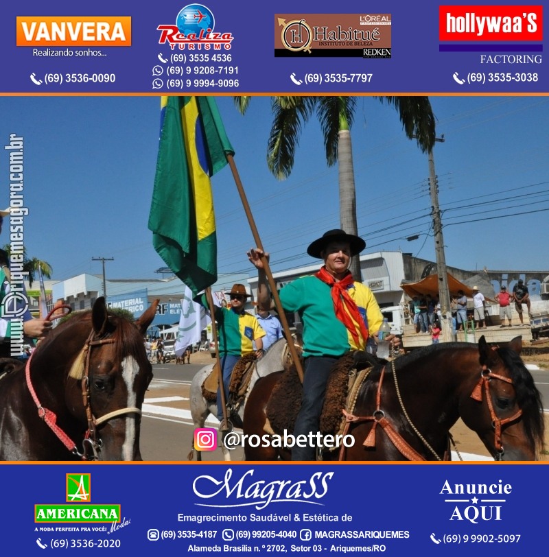 VAMOS LEMBRAR – EXPOARI 2013 - Cavalgada & Galera & Abertura & Equipe 7 Boi - DIA