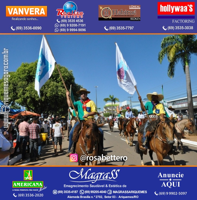 VAMOS LEMBRAR – EXPOARI 2013 - Cavalgada & Galera & Abertura & Equipe 7 Boi - DIA