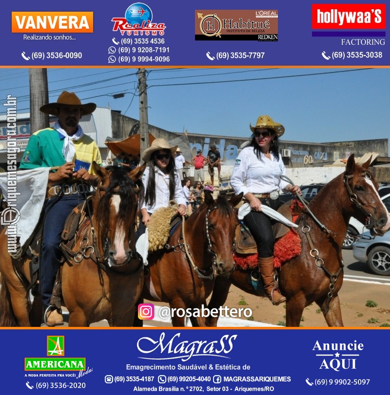 VAMOS LEMBRAR – EXPOARI 2013 - Cavalgada & Galera & Abertura & Equipe 7 Boi - DIA
