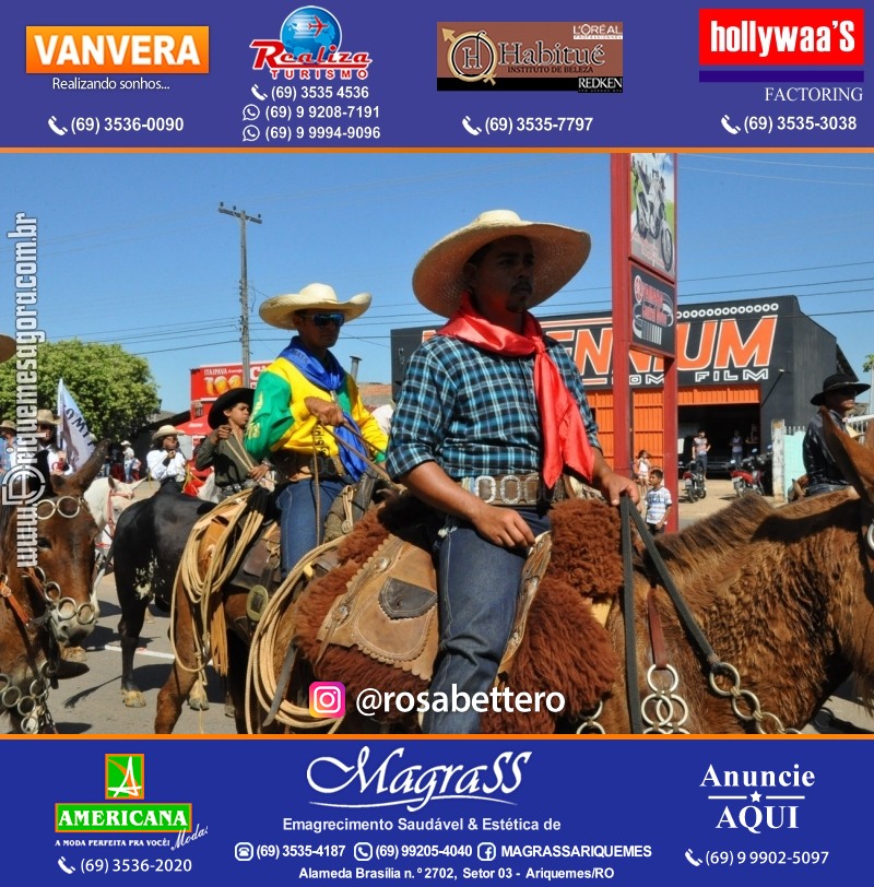 VAMOS LEMBRAR – EXPOARI 2013 - Cavalgada & Galera & Abertura & Equipe 7 Boi - DIA