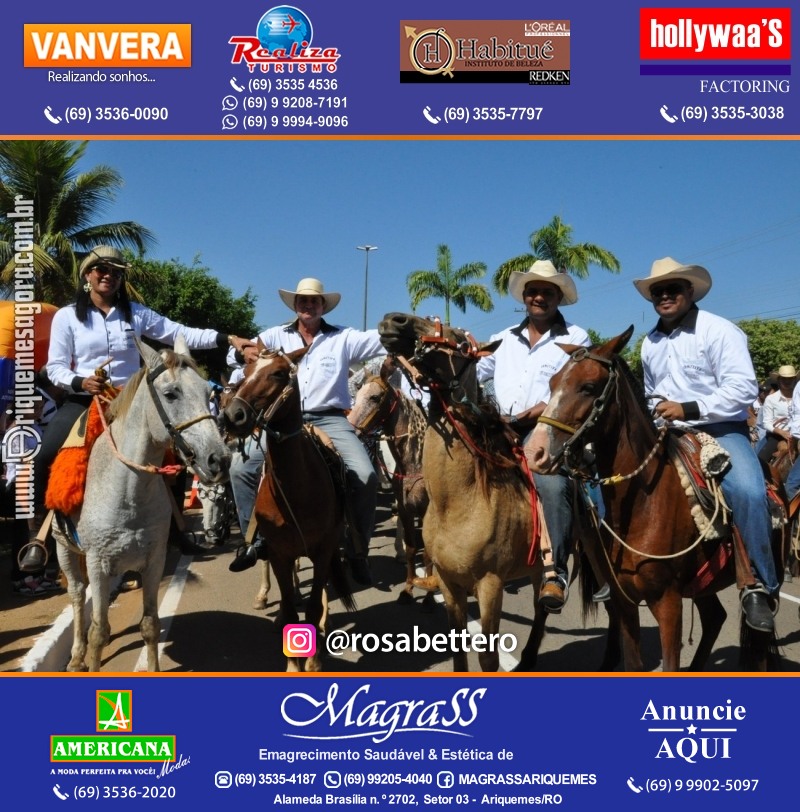 VAMOS LEMBRAR – EXPOARI 2013 - Cavalgada & Galera & Abertura & Equipe 7 Boi - DIA