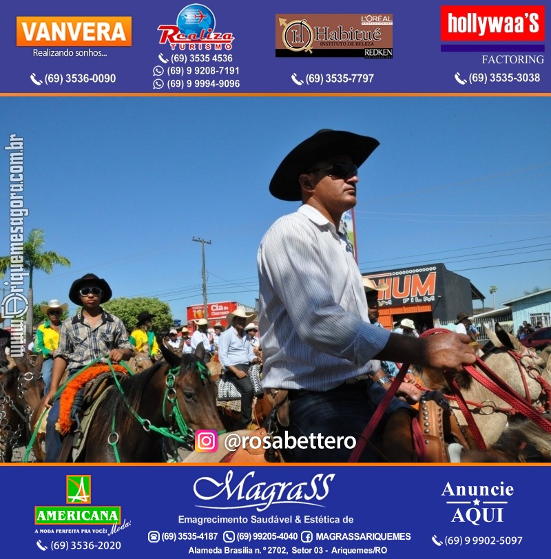 VAMOS LEMBRAR – EXPOARI 2013 - Cavalgada & Galera & Abertura & Equipe 7 Boi - DIA