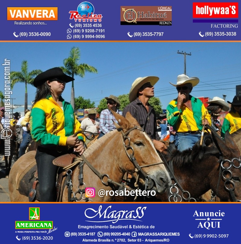 VAMOS LEMBRAR – EXPOARI 2013 - Cavalgada & Galera & Abertura & Equipe 7 Boi - DIA