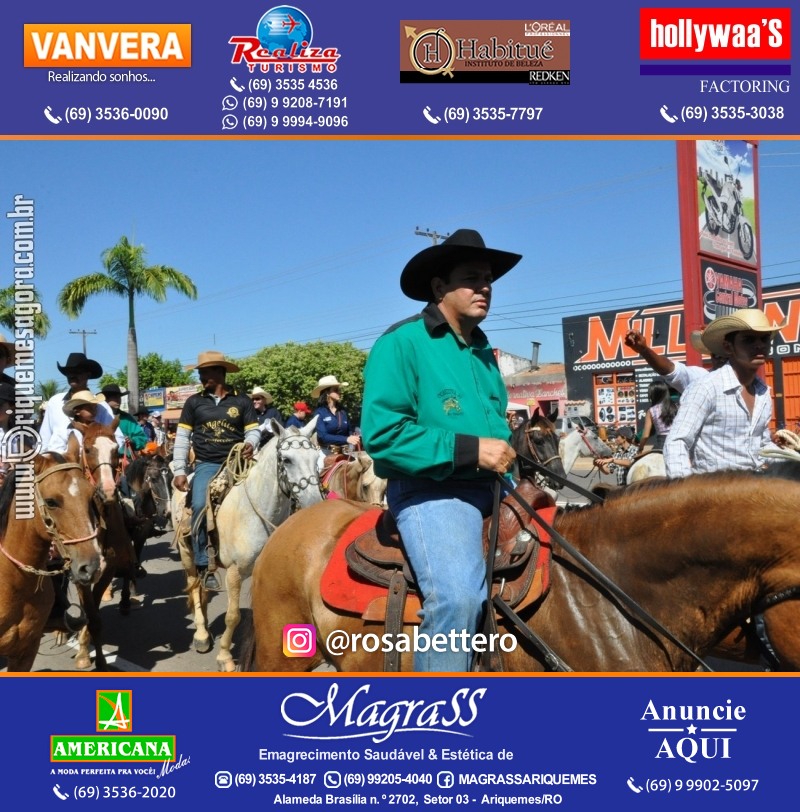 VAMOS LEMBRAR – EXPOARI 2013 - Cavalgada & Galera & Abertura & Equipe 7 Boi - DIA