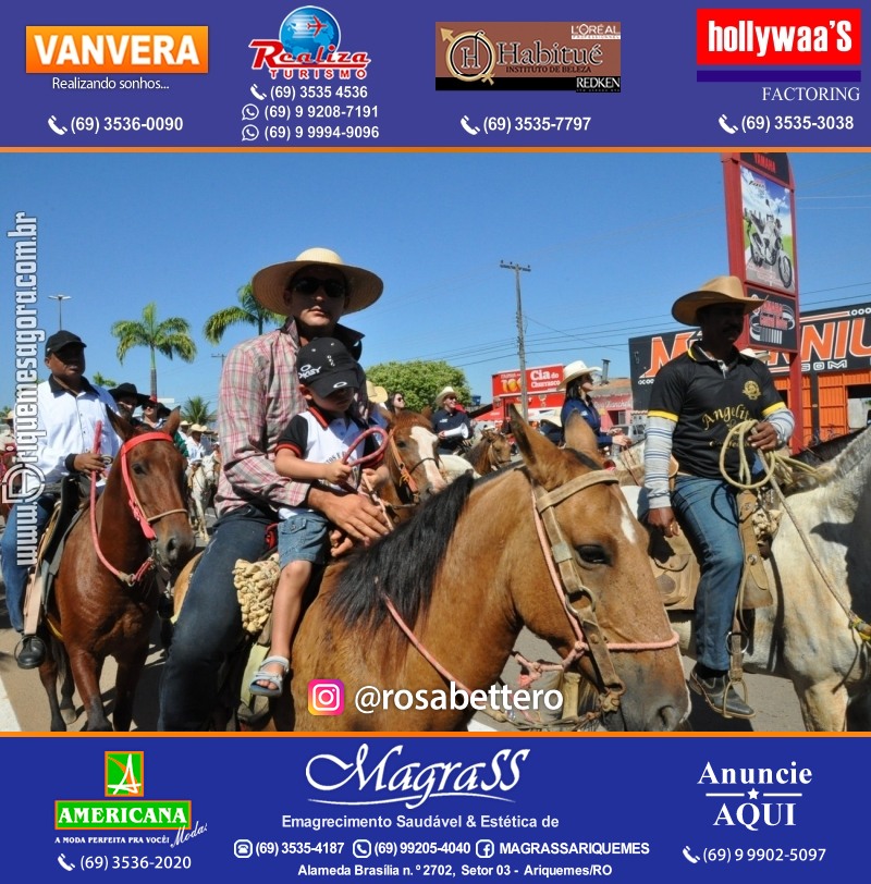 VAMOS LEMBRAR – EXPOARI 2013 - Cavalgada & Galera & Abertura & Equipe 7 Boi - DIA