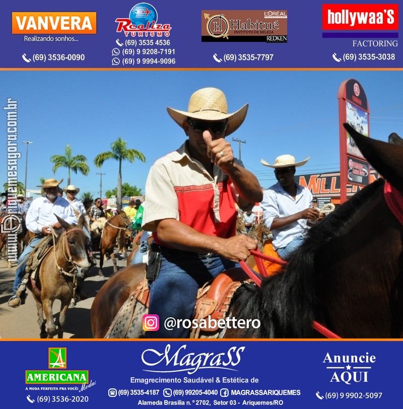 VAMOS LEMBRAR – EXPOARI 2013 - Cavalgada & Galera & Abertura & Equipe 7 Boi - DIA