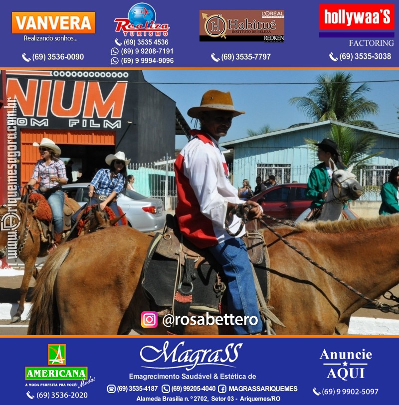 VAMOS LEMBRAR – EXPOARI 2013 - Cavalgada & Galera & Abertura & Equipe 7 Boi - DIA