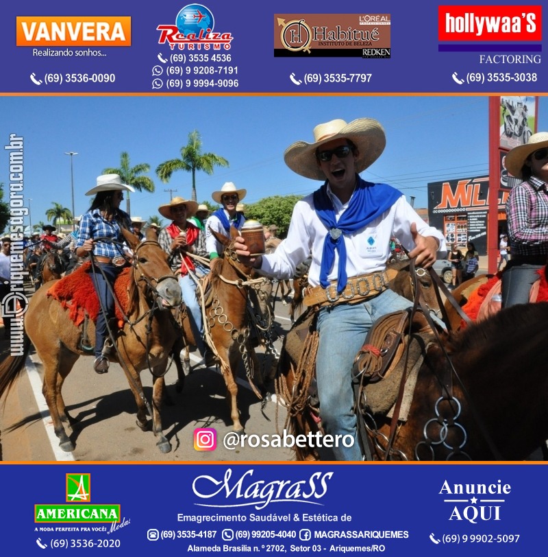 VAMOS LEMBRAR – EXPOARI 2013 - Cavalgada & Galera & Abertura & Equipe 7 Boi - DIA