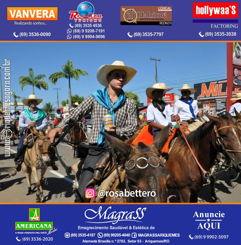 VAMOS LEMBRAR – EXPOARI 2013 - Cavalgada & Galera & Abertura & Equipe 7 Boi - DIA