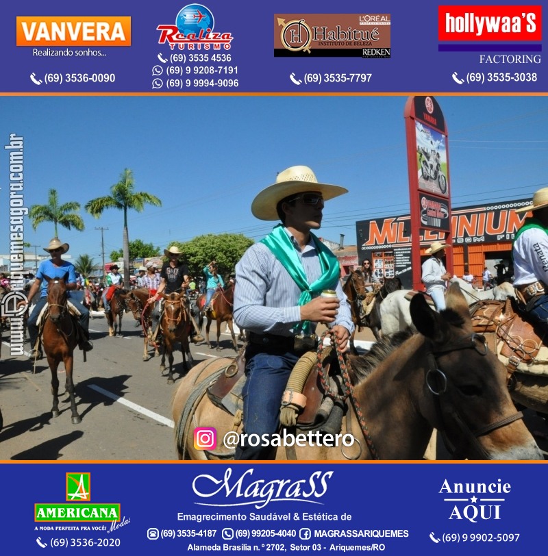 VAMOS LEMBRAR – EXPOARI 2013 - Cavalgada & Galera & Abertura & Equipe 7 Boi - DIA