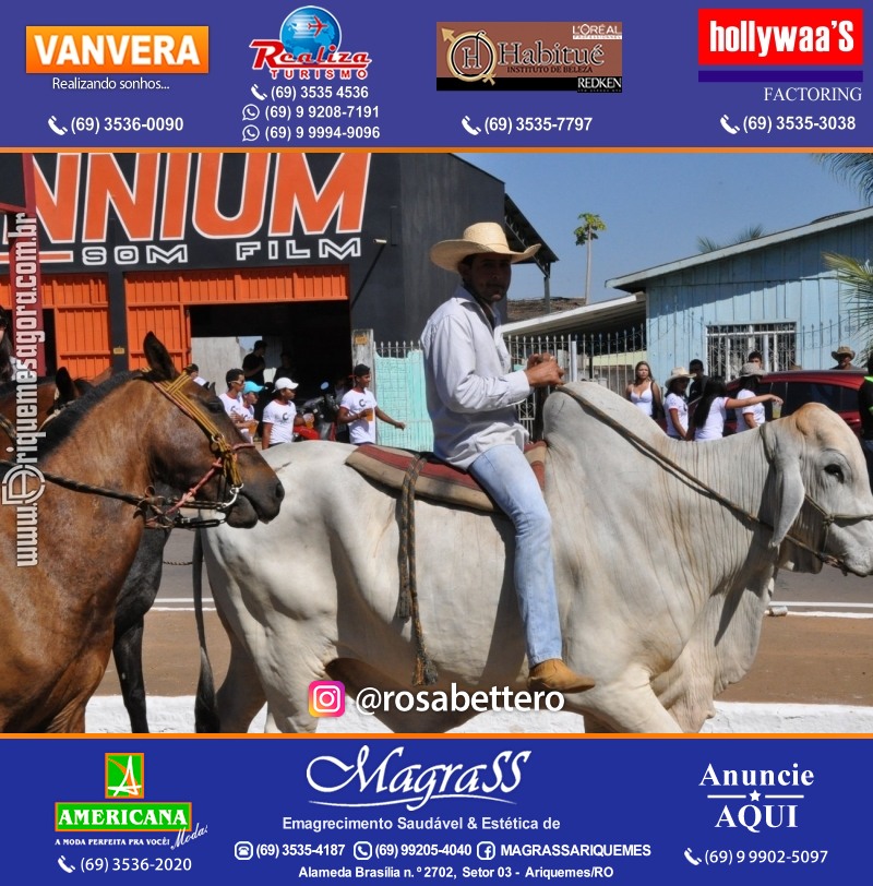 VAMOS LEMBRAR – EXPOARI 2013 - Cavalgada & Galera & Abertura & Equipe 7 Boi - DIA
