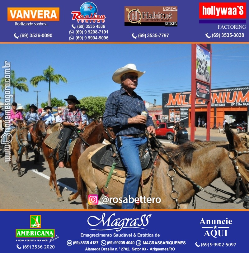 VAMOS LEMBRAR – EXPOARI 2013 - Cavalgada & Galera & Abertura & Equipe 7 Boi - DIA
