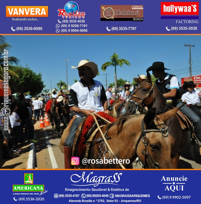 VAMOS LEMBRAR – EXPOARI 2013 - Cavalgada & Galera & Abertura & Equipe 7 Boi - DIA