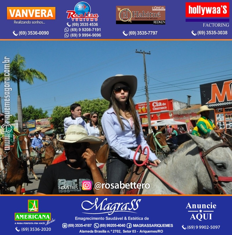 VAMOS LEMBRAR – EXPOARI 2013 - Cavalgada & Galera & Abertura & Equipe 7 Boi - DIA