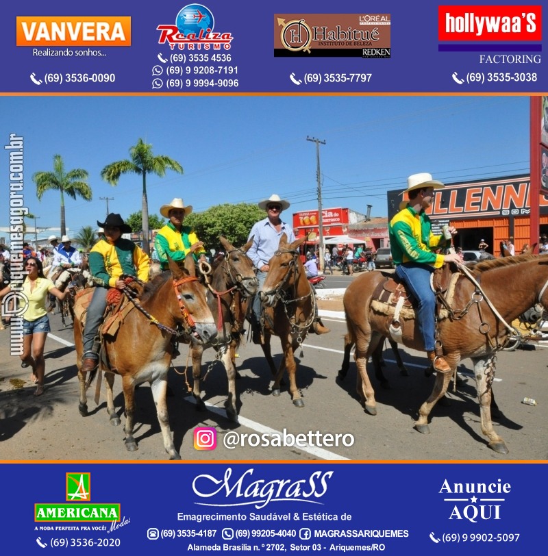 VAMOS LEMBRAR – EXPOARI 2013 - Cavalgada & Galera & Abertura & Equipe 7 Boi - DIA