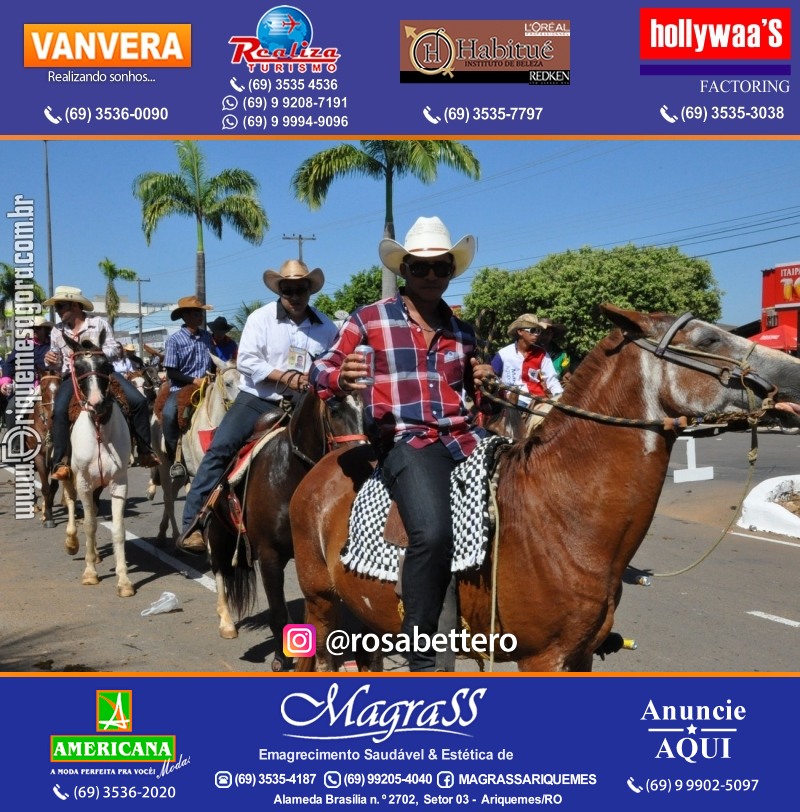 VAMOS LEMBRAR – EXPOARI 2013 - Cavalgada & Galera & Abertura & Equipe 7 Boi - DIA
