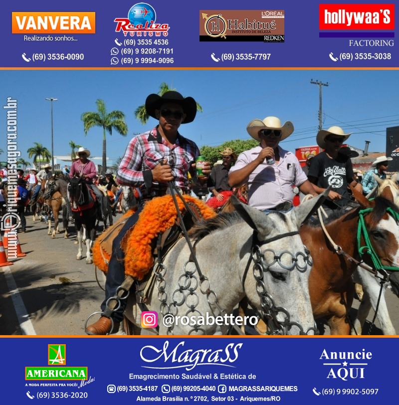 VAMOS LEMBRAR – EXPOARI 2013 - Cavalgada & Galera & Abertura & Equipe 7 Boi - DIA