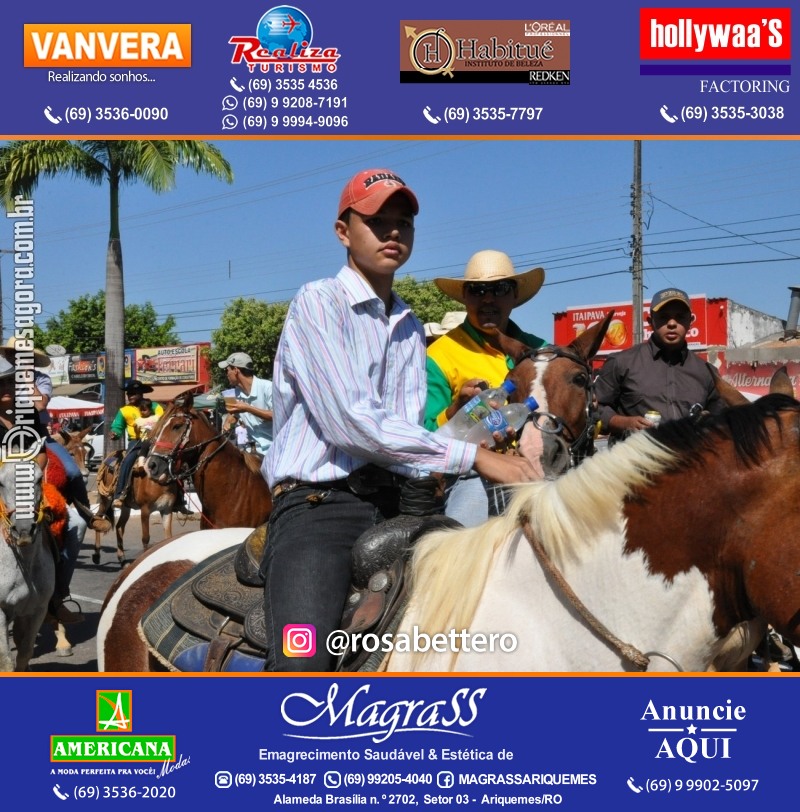 VAMOS LEMBRAR – EXPOARI 2013 - Cavalgada & Galera & Abertura & Equipe 7 Boi - DIA