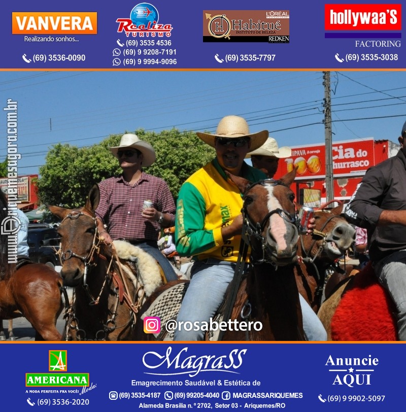 VAMOS LEMBRAR – EXPOARI 2013 - Cavalgada & Galera & Abertura & Equipe 7 Boi - DIA