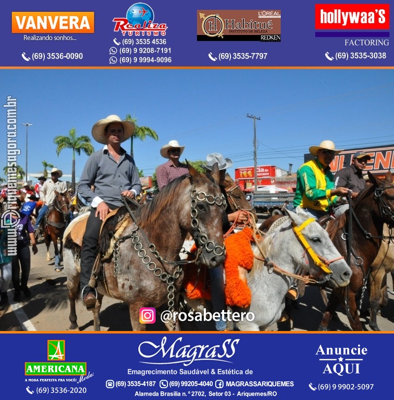 VAMOS LEMBRAR – EXPOARI 2013 - Cavalgada & Galera & Abertura & Equipe 7 Boi - DIA