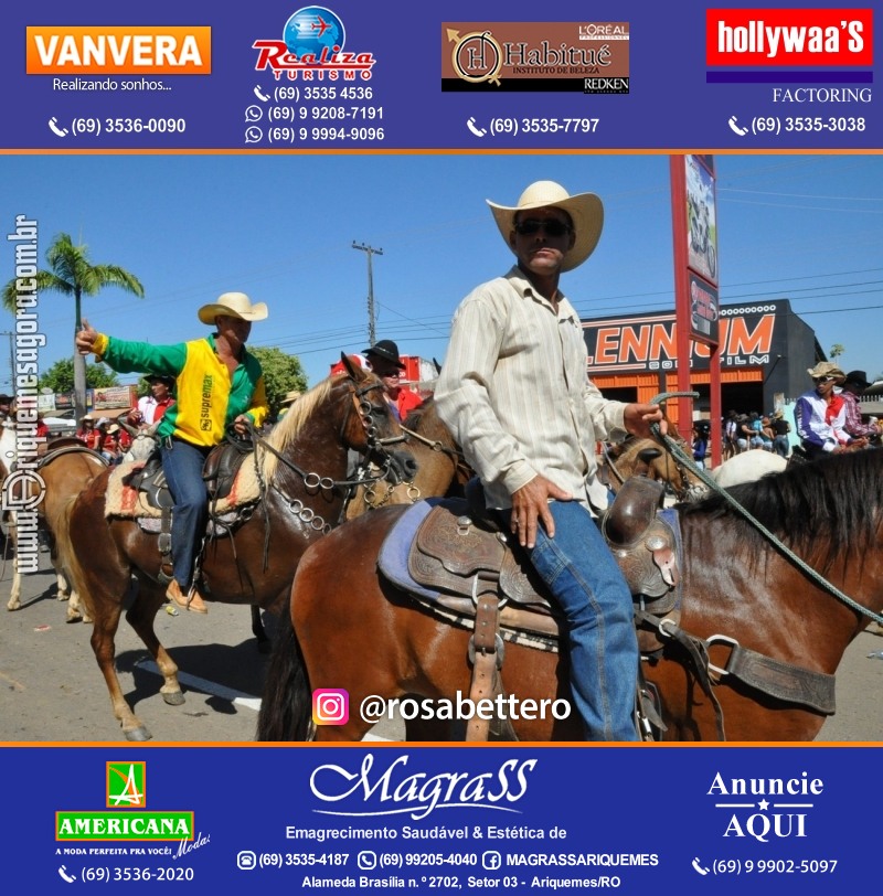 VAMOS LEMBRAR – EXPOARI 2013 - Cavalgada & Galera & Abertura & Equipe 7 Boi - DIA