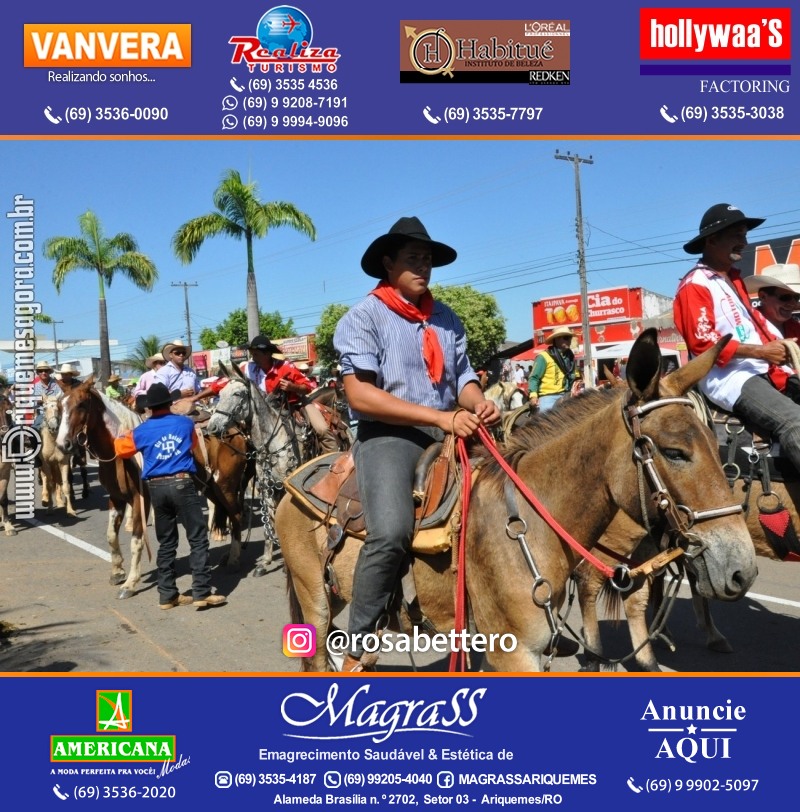 VAMOS LEMBRAR – EXPOARI 2013 - Cavalgada & Galera & Abertura & Equipe 7 Boi - DIA