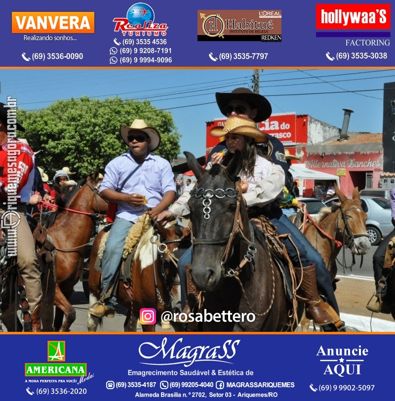 VAMOS LEMBRAR – EXPOARI 2013 - Cavalgada & Galera & Abertura & Equipe 7 Boi - DIA