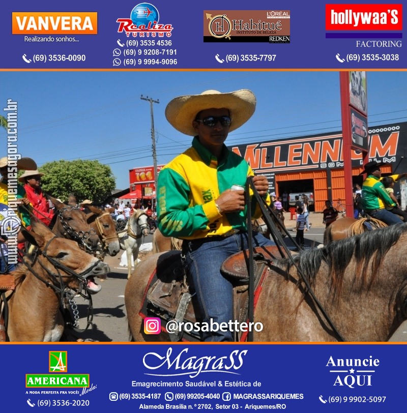 VAMOS LEMBRAR – EXPOARI 2013 - Cavalgada & Galera & Abertura & Equipe 7 Boi - DIA