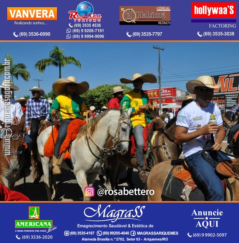 VAMOS LEMBRAR – EXPOARI 2013 - Cavalgada & Galera & Abertura & Equipe 7 Boi - DIA