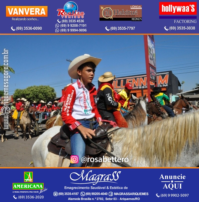 VAMOS LEMBRAR – EXPOARI 2013 - Cavalgada & Galera & Abertura & Equipe 7 Boi - DIA