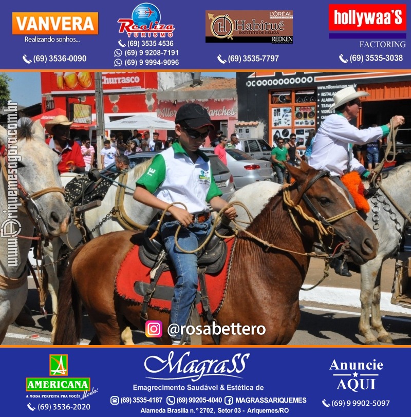 VAMOS LEMBRAR – EXPOARI 2013 - Cavalgada & Galera & Abertura & Equipe 7 Boi - DIA