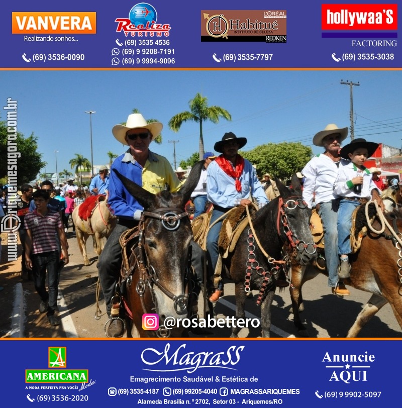 VAMOS LEMBRAR – EXPOARI 2013 - Cavalgada & Galera & Abertura & Equipe 7 Boi - DIA